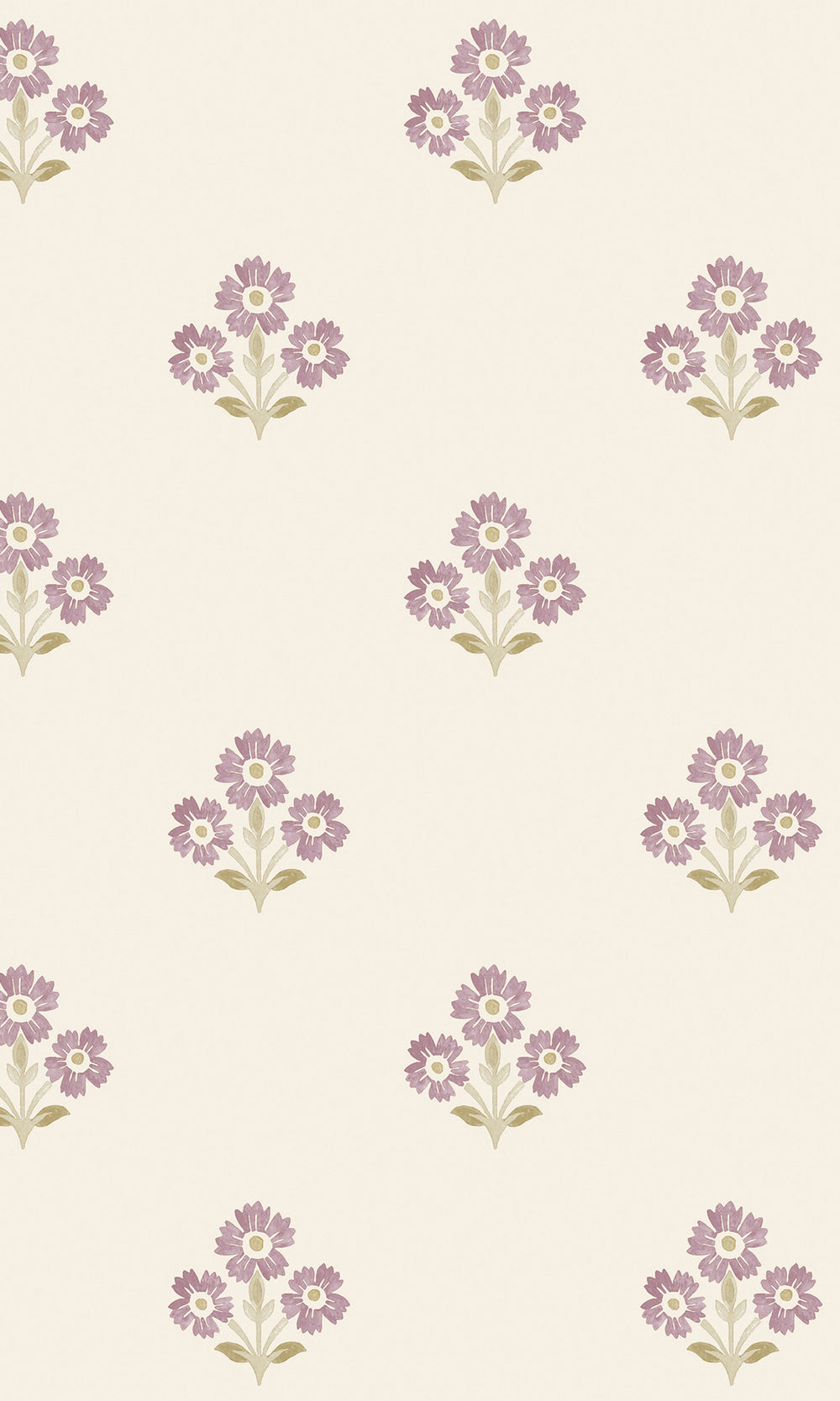 Neutral Mulberry Timeless Bloom Floral Wallpaper R9675