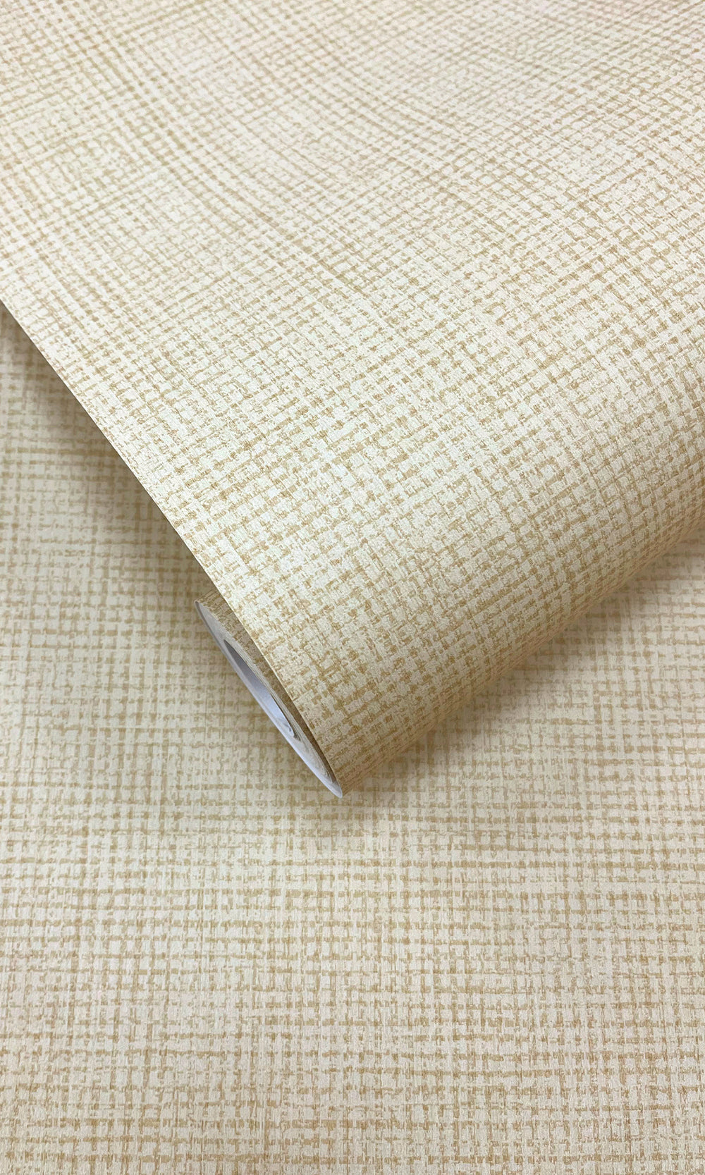 Natural Linen Weave Textured Wallpaper R9679
