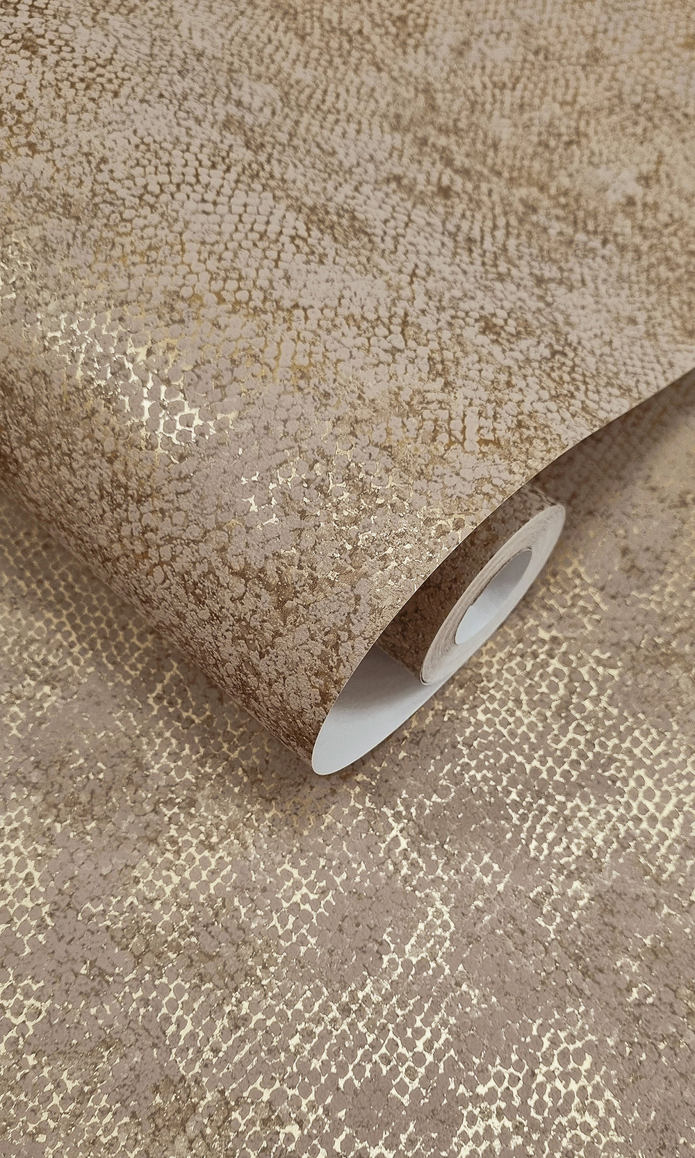 Rust Serpent Luxe Textured Wallpaper R9680