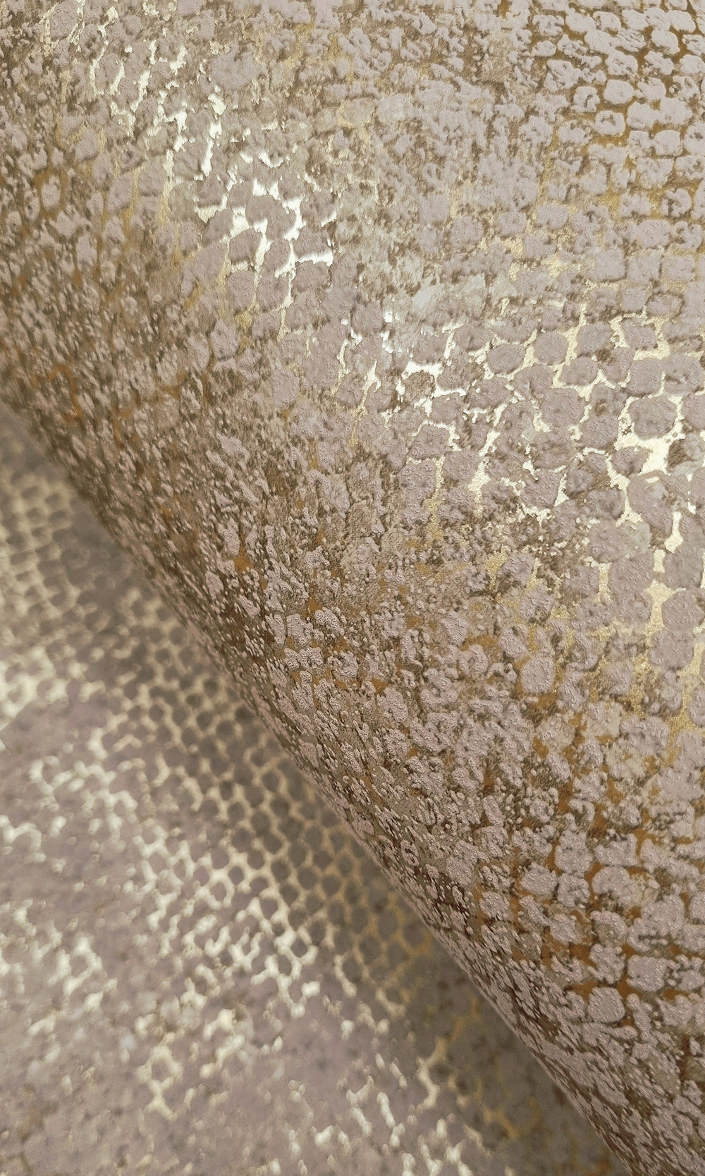 Rust Serpent Luxe Textured Wallpaper R9680