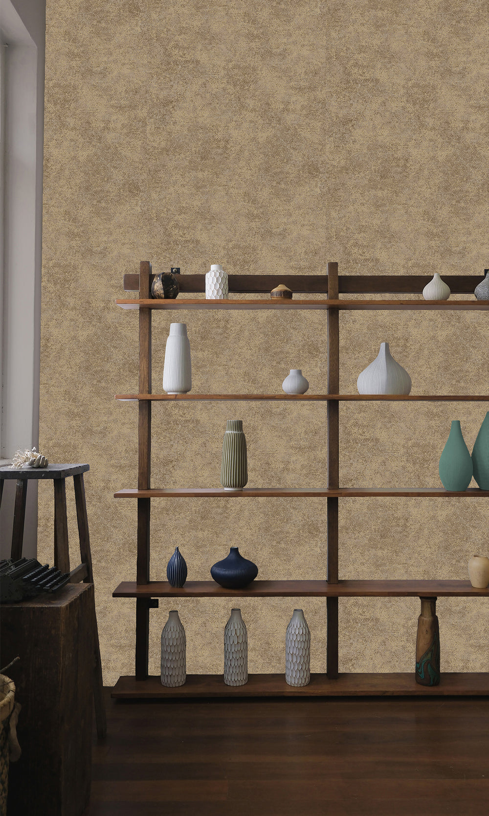 Rust Serpent Luxe Textured Wallpaper R9680