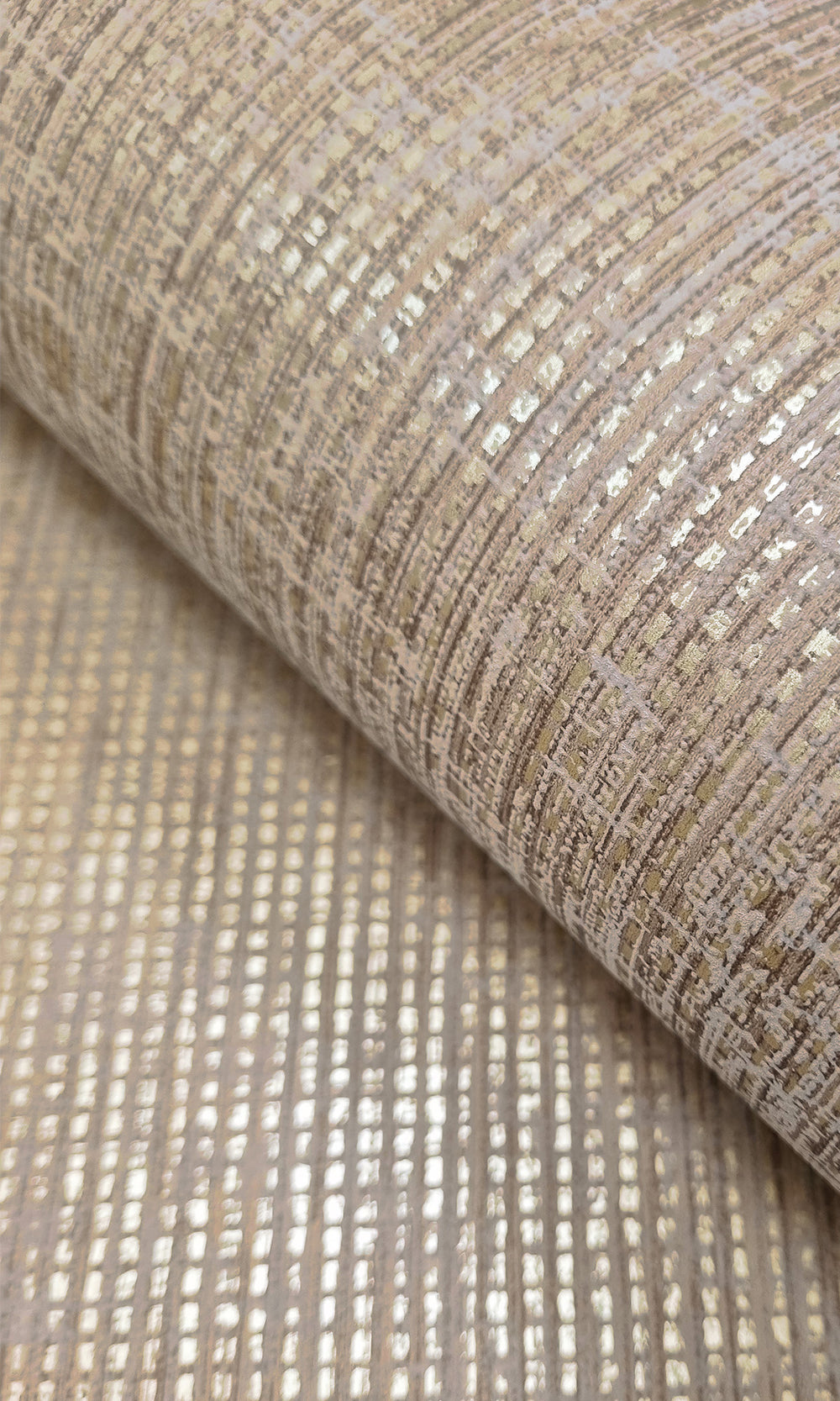 Rust Woven Luxe Textured Wallpaper R9684