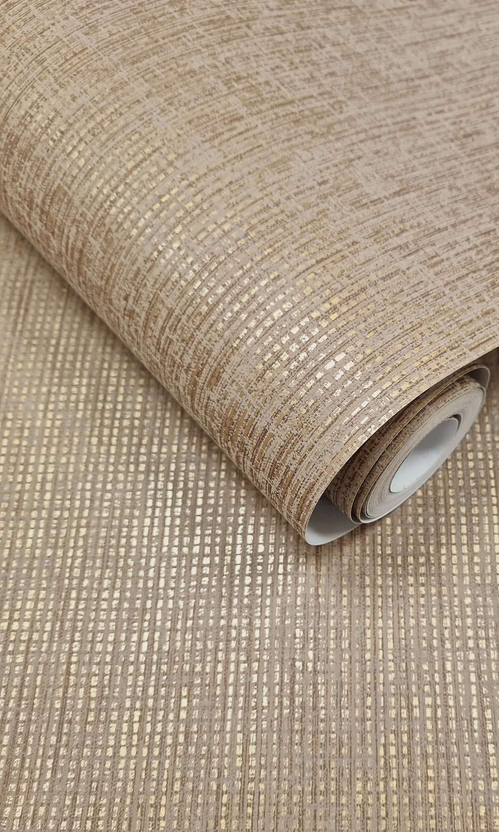 Rust Woven Luxe Textured Wallpaper R9684