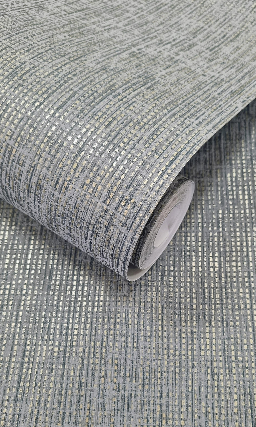 Blue Woven Luxe Textured Wallpaper R9686
