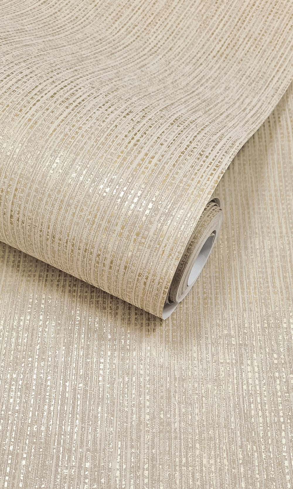 Taupe Woven Luxe Textured Wallpaper R9688