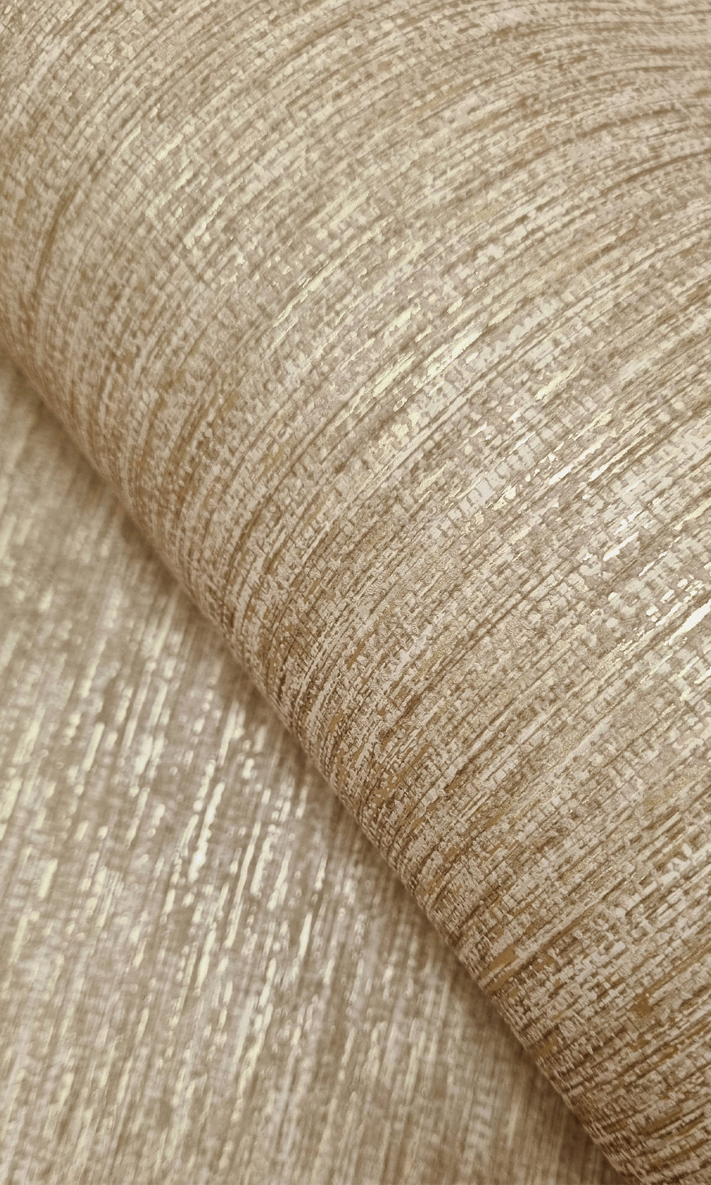 Gold/Rust Wicker Weave Textured Wallpaper R9689