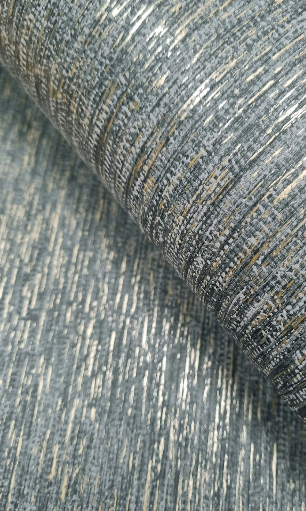 Blue Wicker Weave Textured Wallpaper R9690