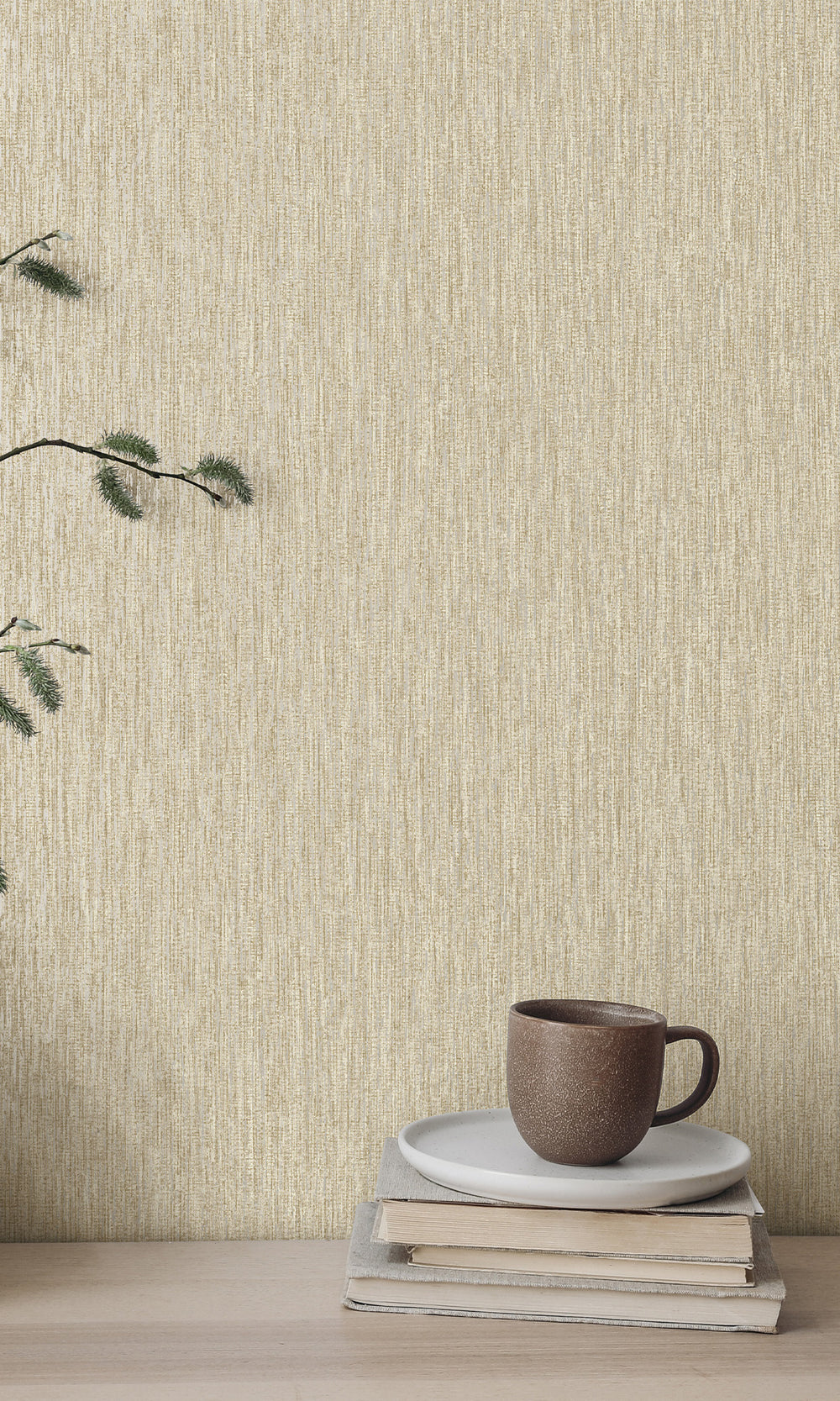 Cream Wicker Weave Textured Wallpaper R9692
