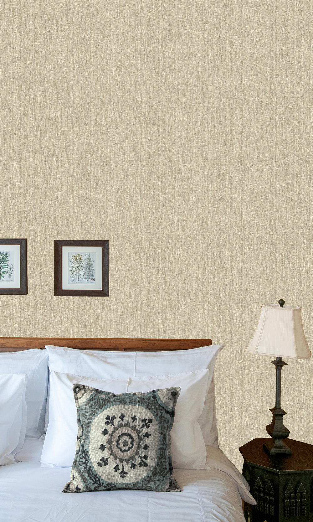 Cream Wicker Weave Textured Wallpaper R9692