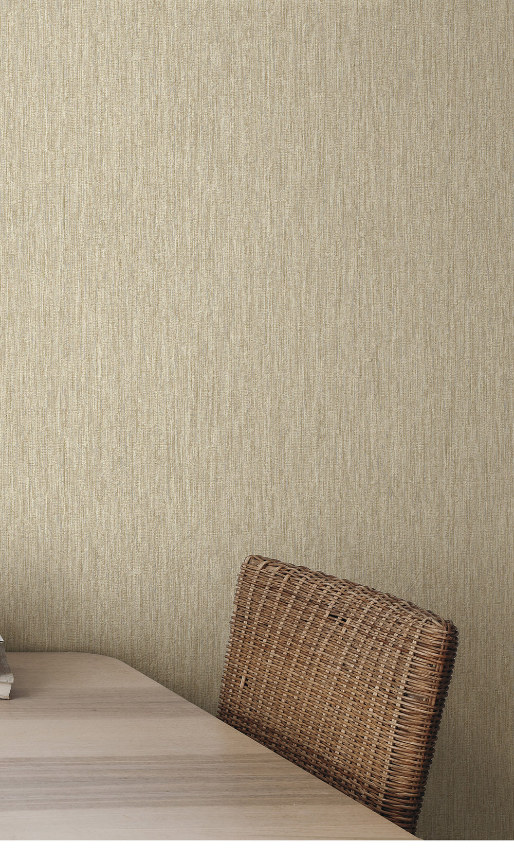 Cream Wicker Weave Textured Wallpaper R9692
