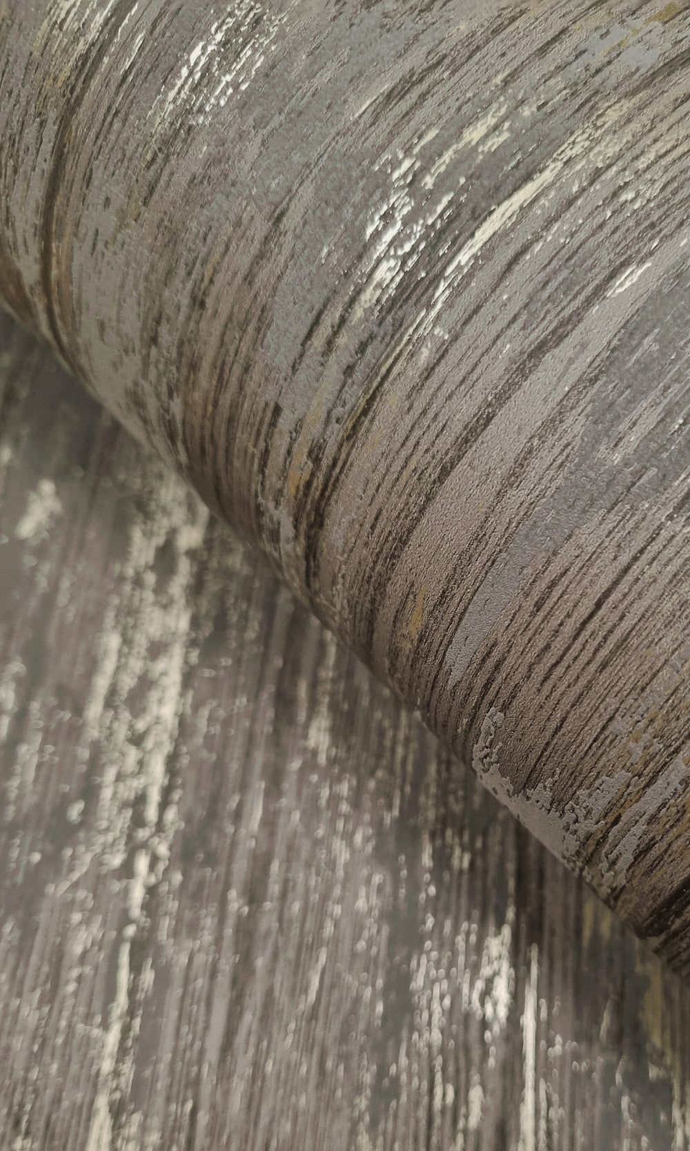 Charcoal Rustic Timber Textured Wallpaper R9693