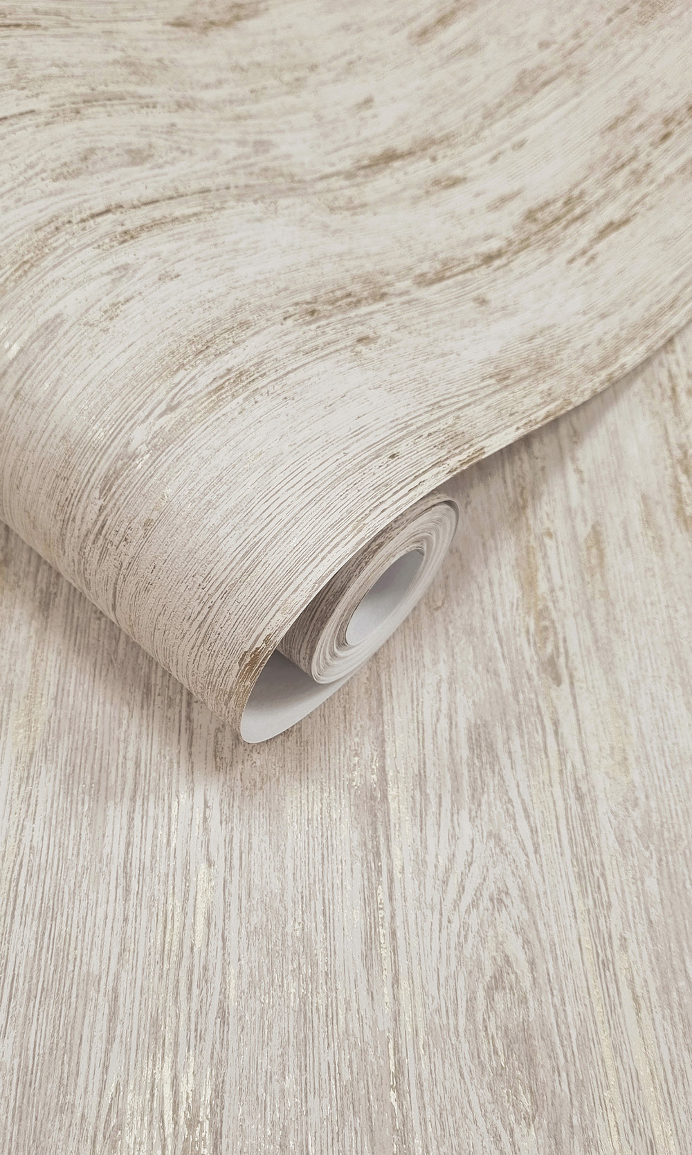 Dove Rustic Timber Textured Wallpaper R9695