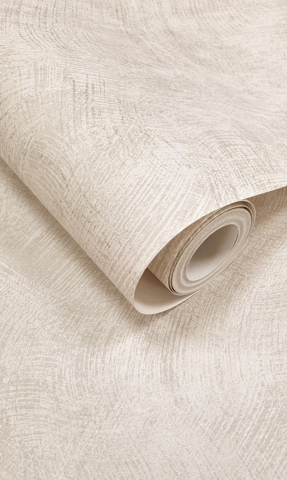 Cream Wave Motion Textured Wallpaper R9700