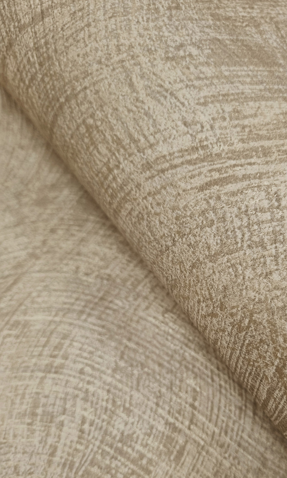 Taupe Wave Motion Textured Wallpaper R9701