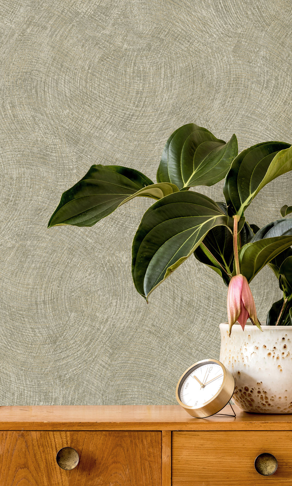 Sage Wave Motion Textured Wallpaper R9702