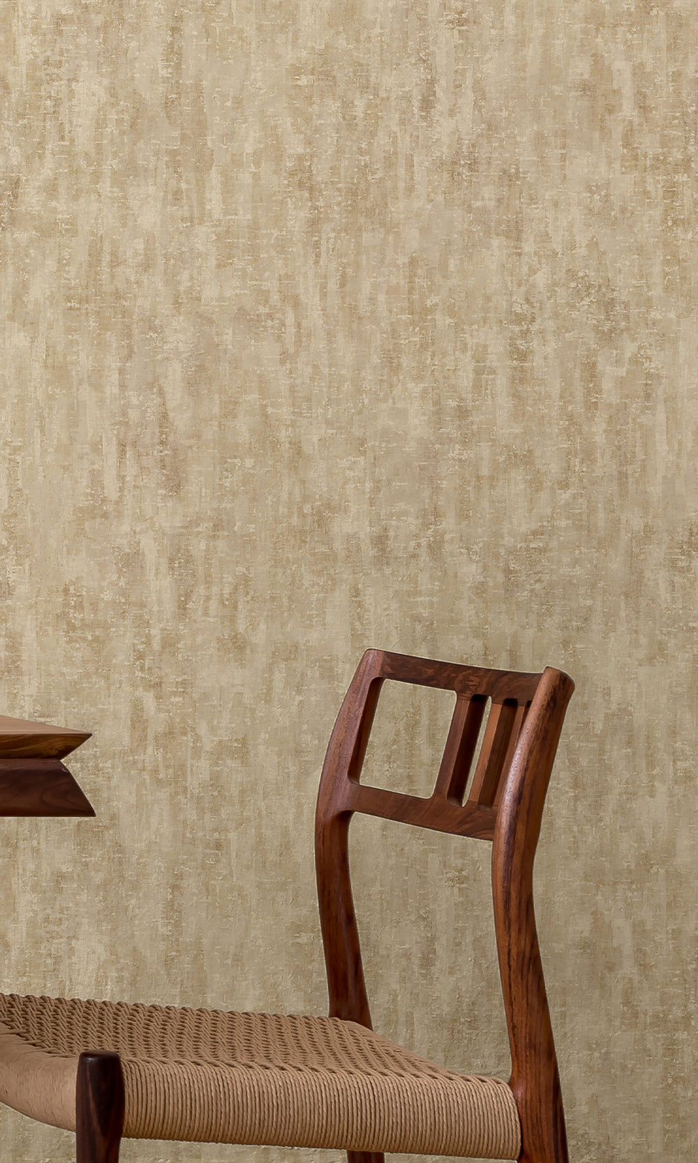 Cream Watercolor Wash Textured Wallpaper R9704