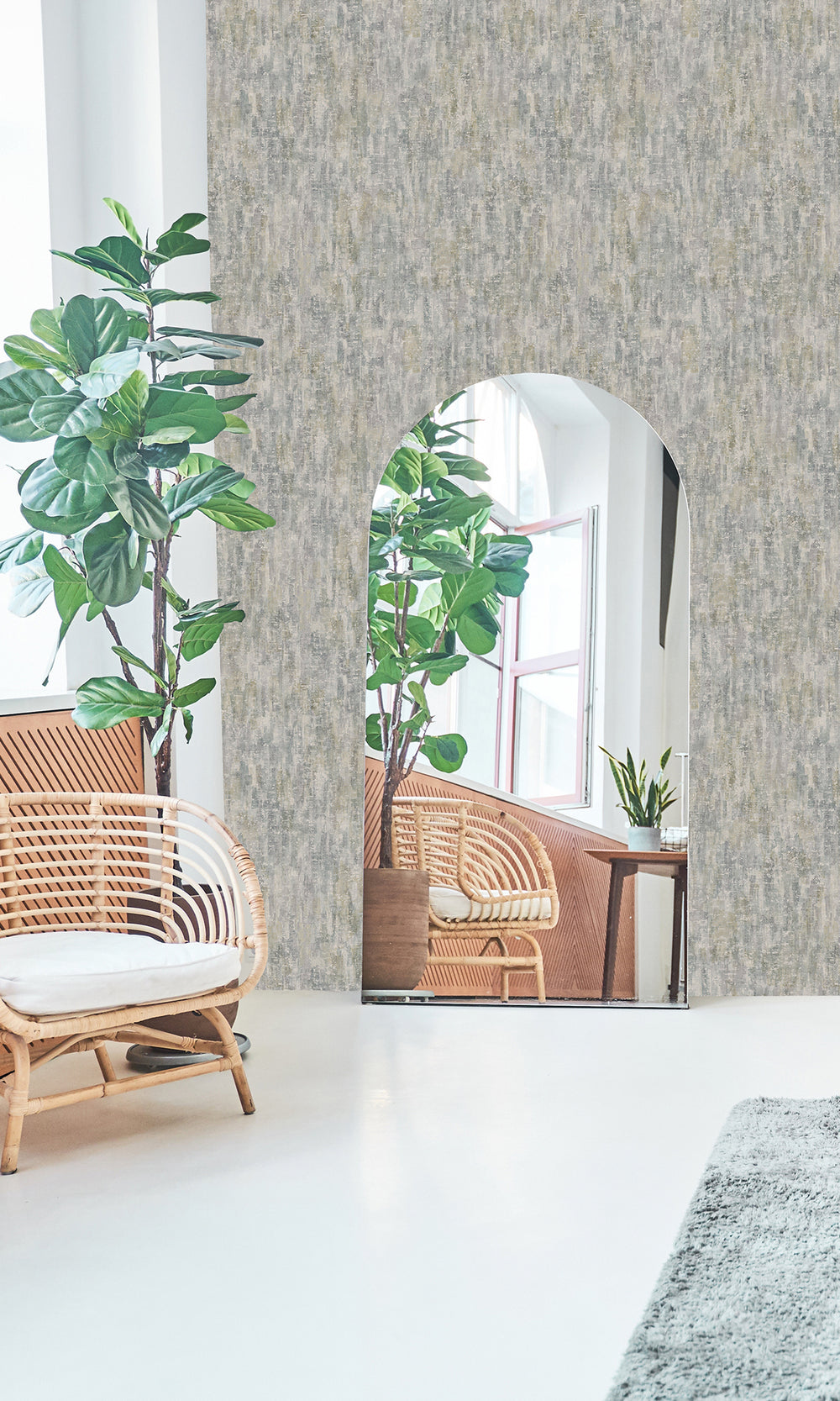 Blue Watercolor Wash Textured Wallpaper R9705