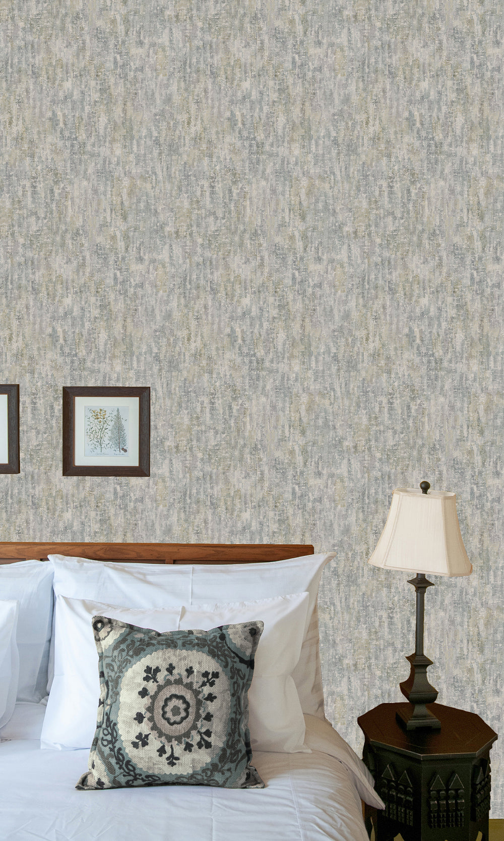 Blue Watercolor Wash Textured Wallpaper R9705
