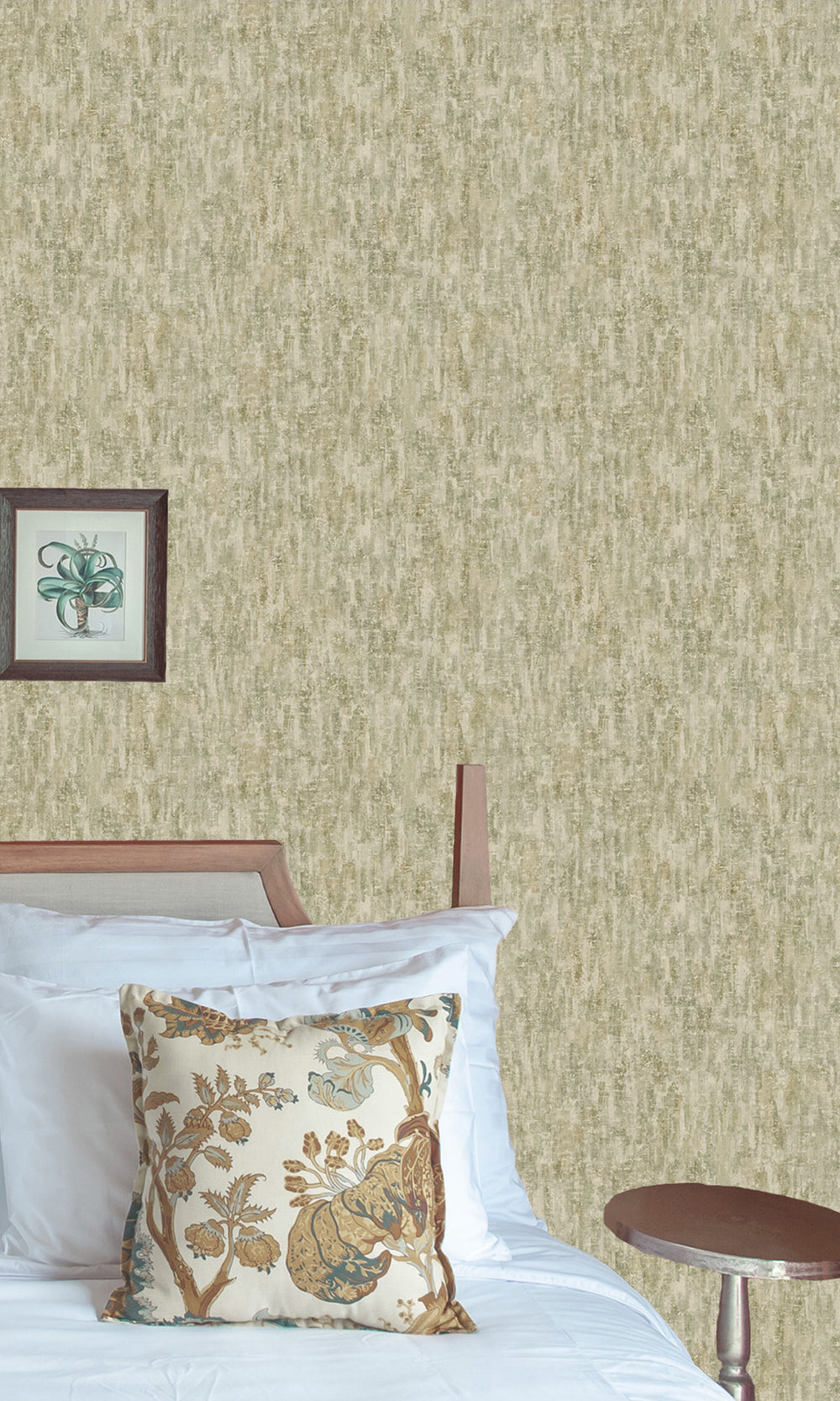 Sage Watercolor Wash Textured Wallpaper R9706