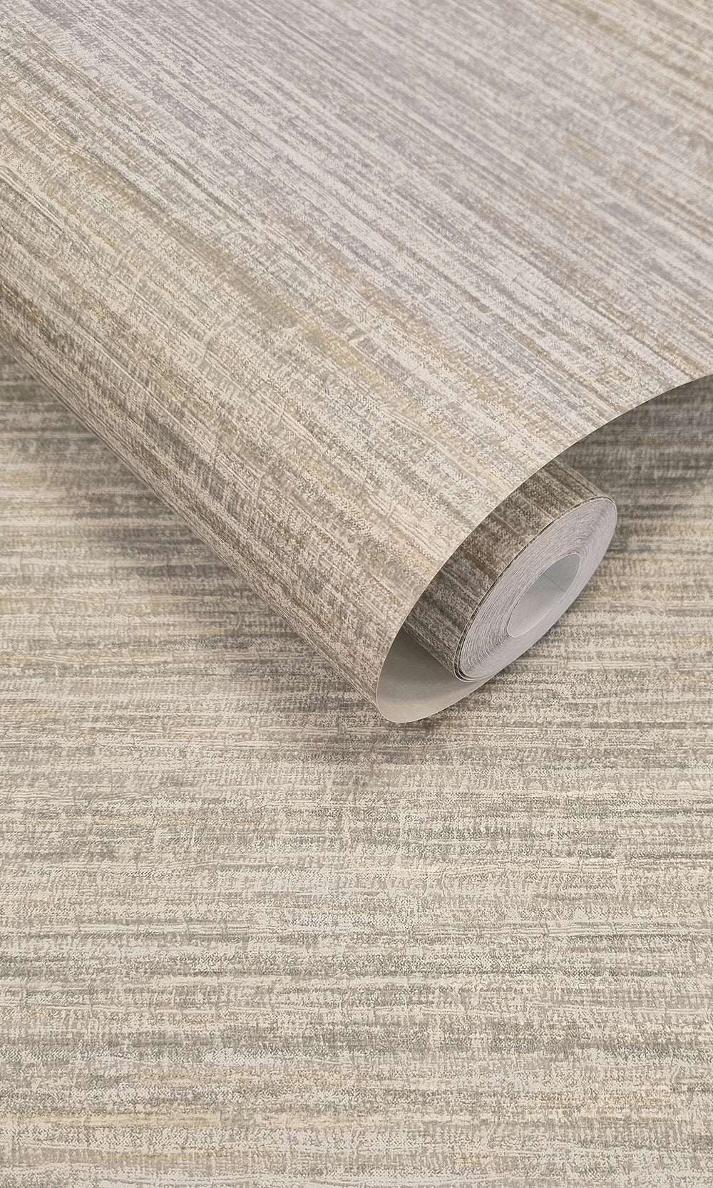 Grey Handwoven Weave Textured Wallpaper R9712