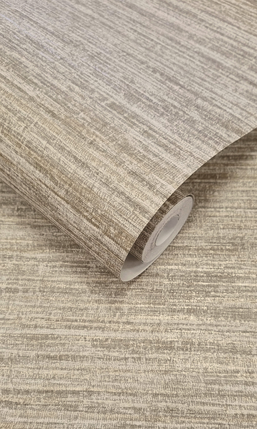 Taupe Handwoven Weave Textured Wallpaper R9713