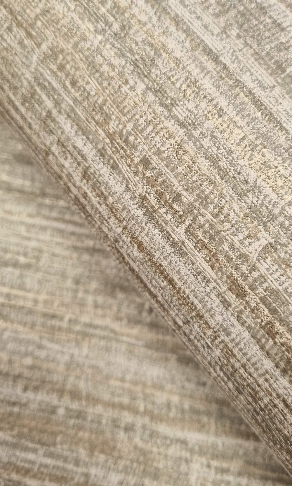 Taupe Handwoven Weave Textured Wallpaper R9713