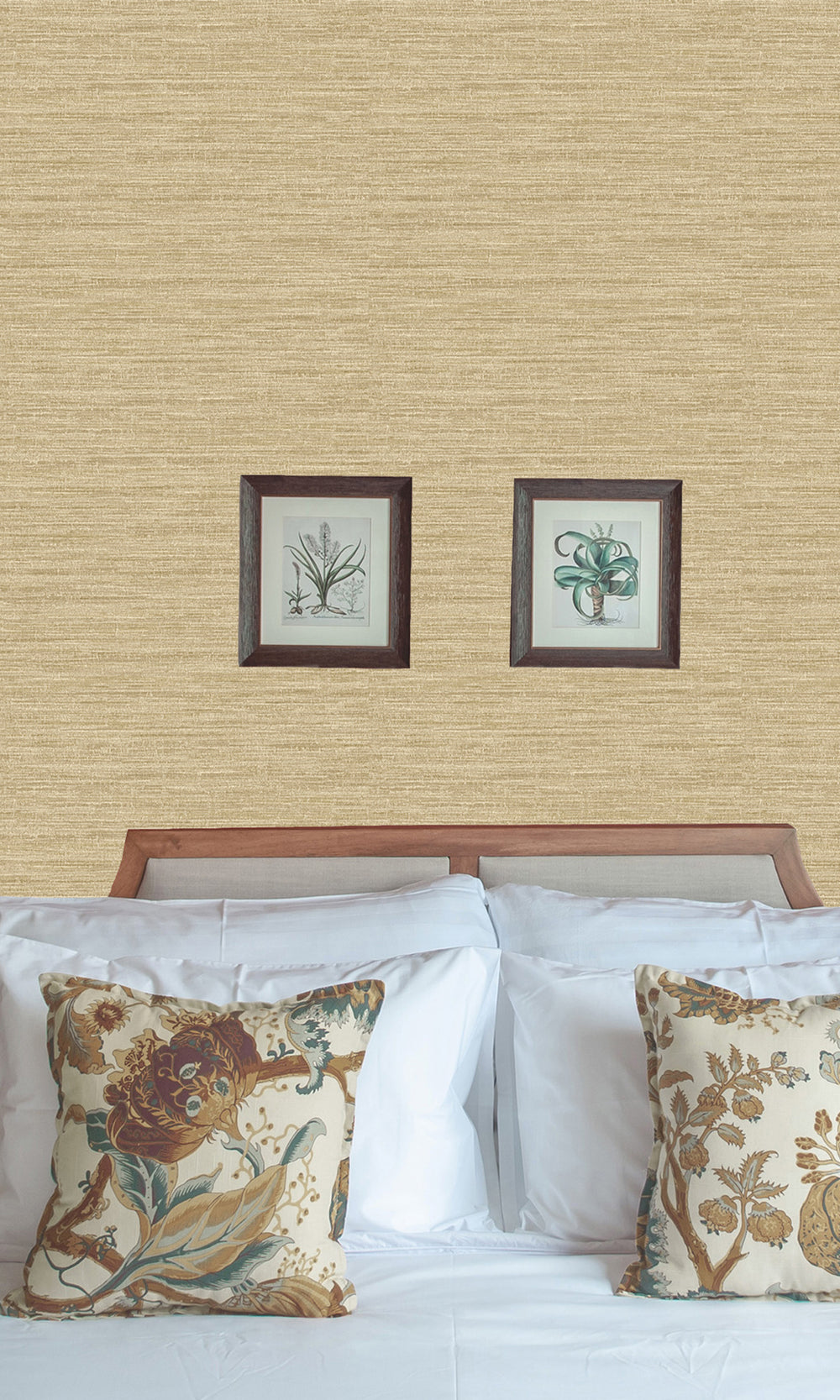 Beige Handwoven Weave Textured Wallpaper R9715