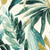 Mineral Green/Ecru Branch/ Leaves Motives Wallpaper R9731