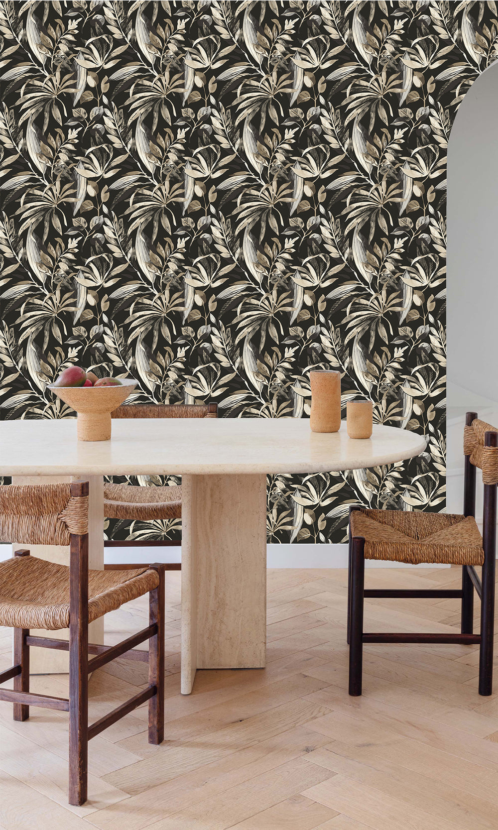 Arrowtown/Tuatara Branch/ Leaves Motives Wallpaper R9733