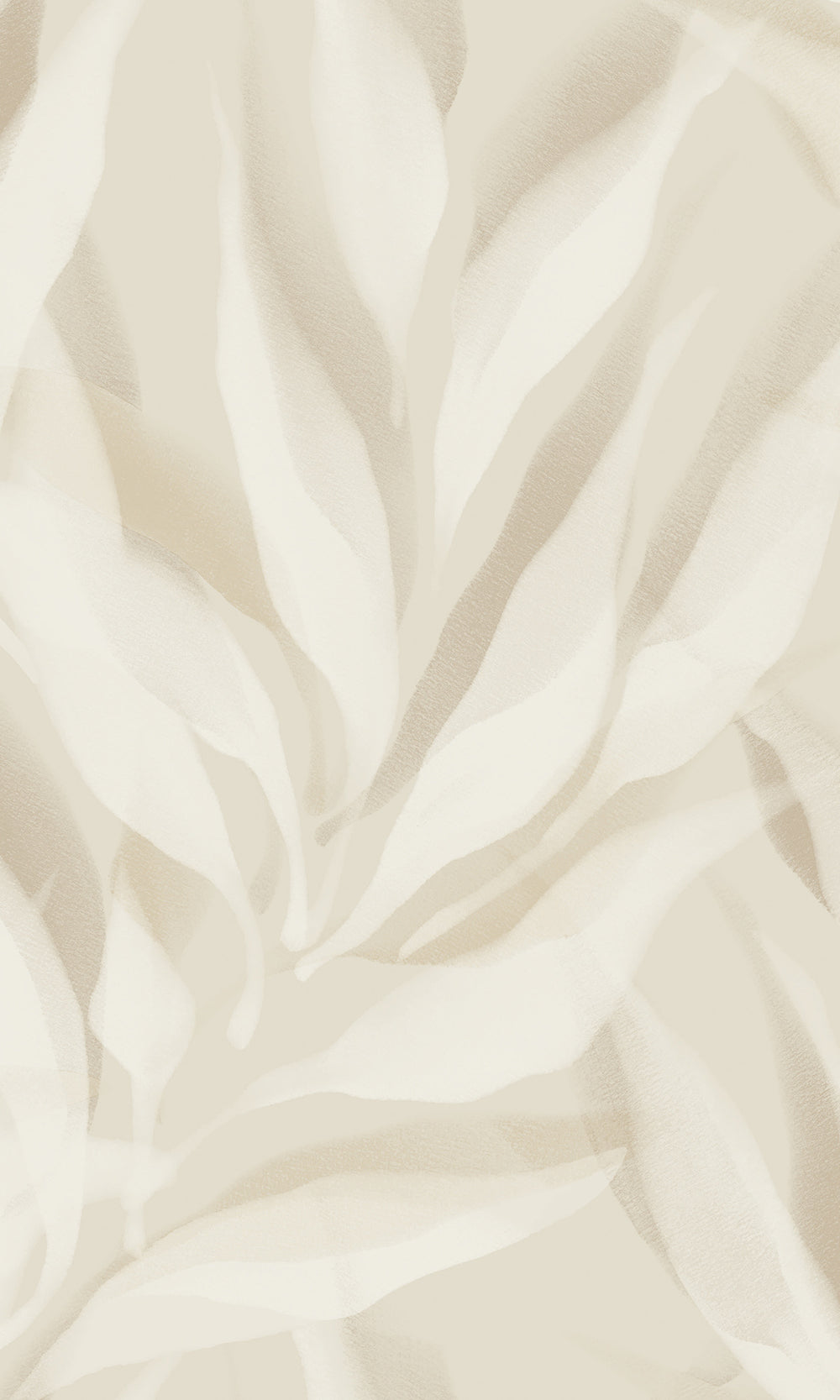 Soft Amber Allover Dracaena Leaves Wallpaper R9738