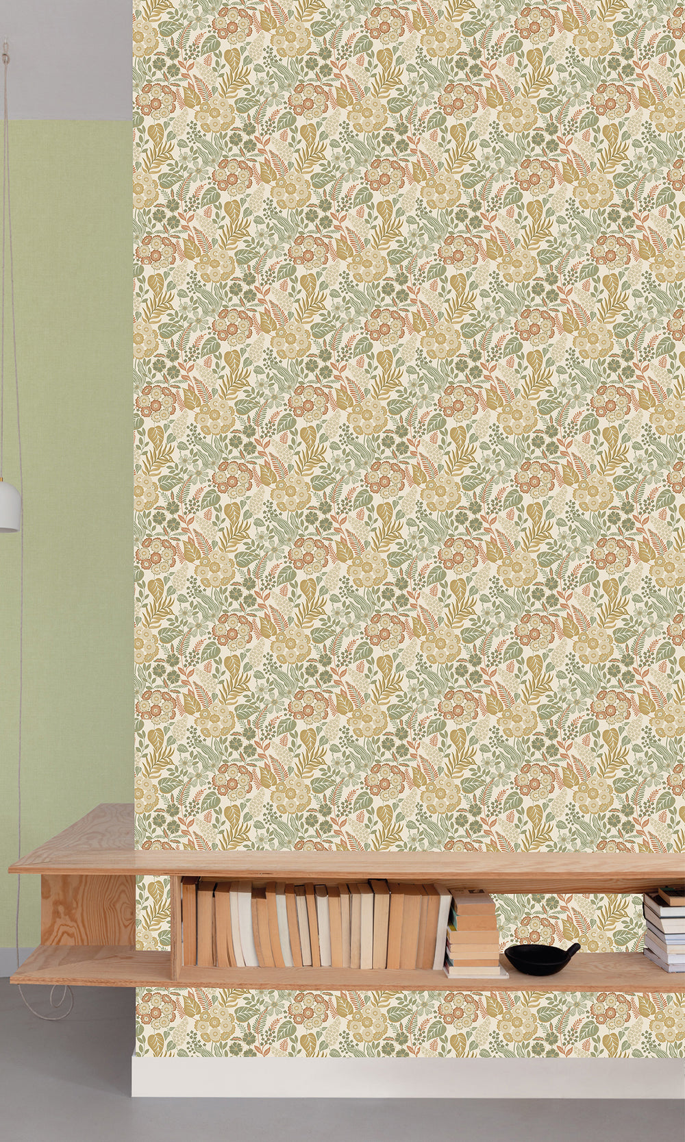 Aths/Mongoose Brown Tropical Bouquet Wallpaper R9747