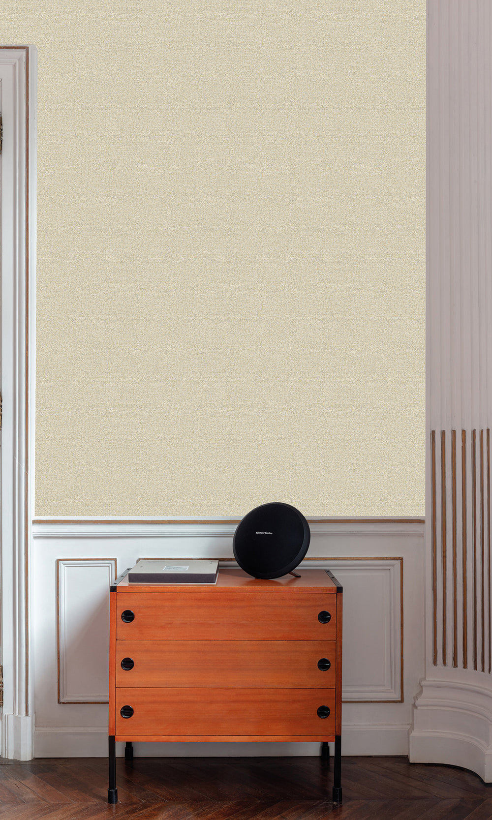 Misty Meadow Abstract Plain Weave Wallpaper R9756
