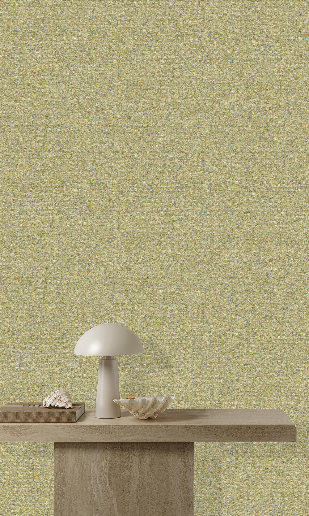 Grey Olive Abstract Plain Weave Wallpaper R9757