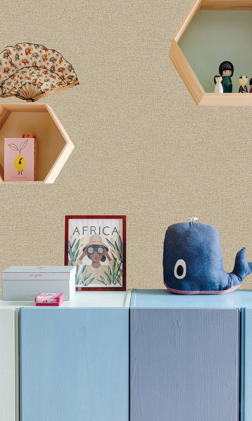 Birchwood Abstract Plain Weave Wallpaper R9760