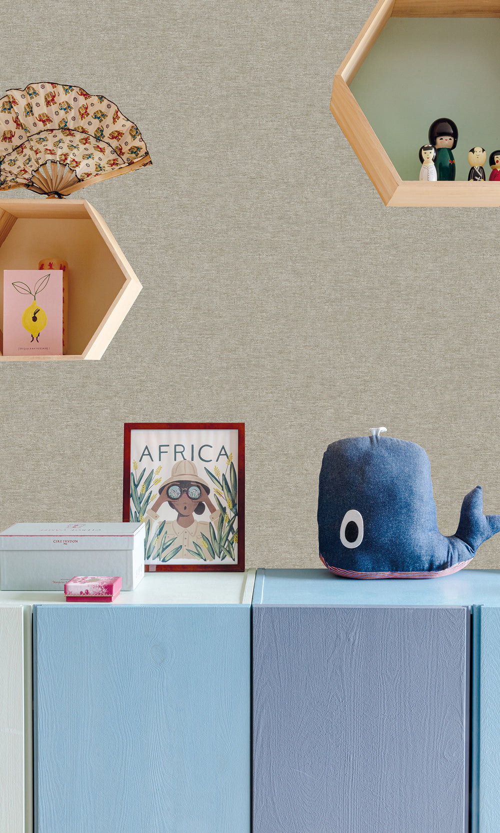 Stonelake Faux Concrete Wallpaper R9774