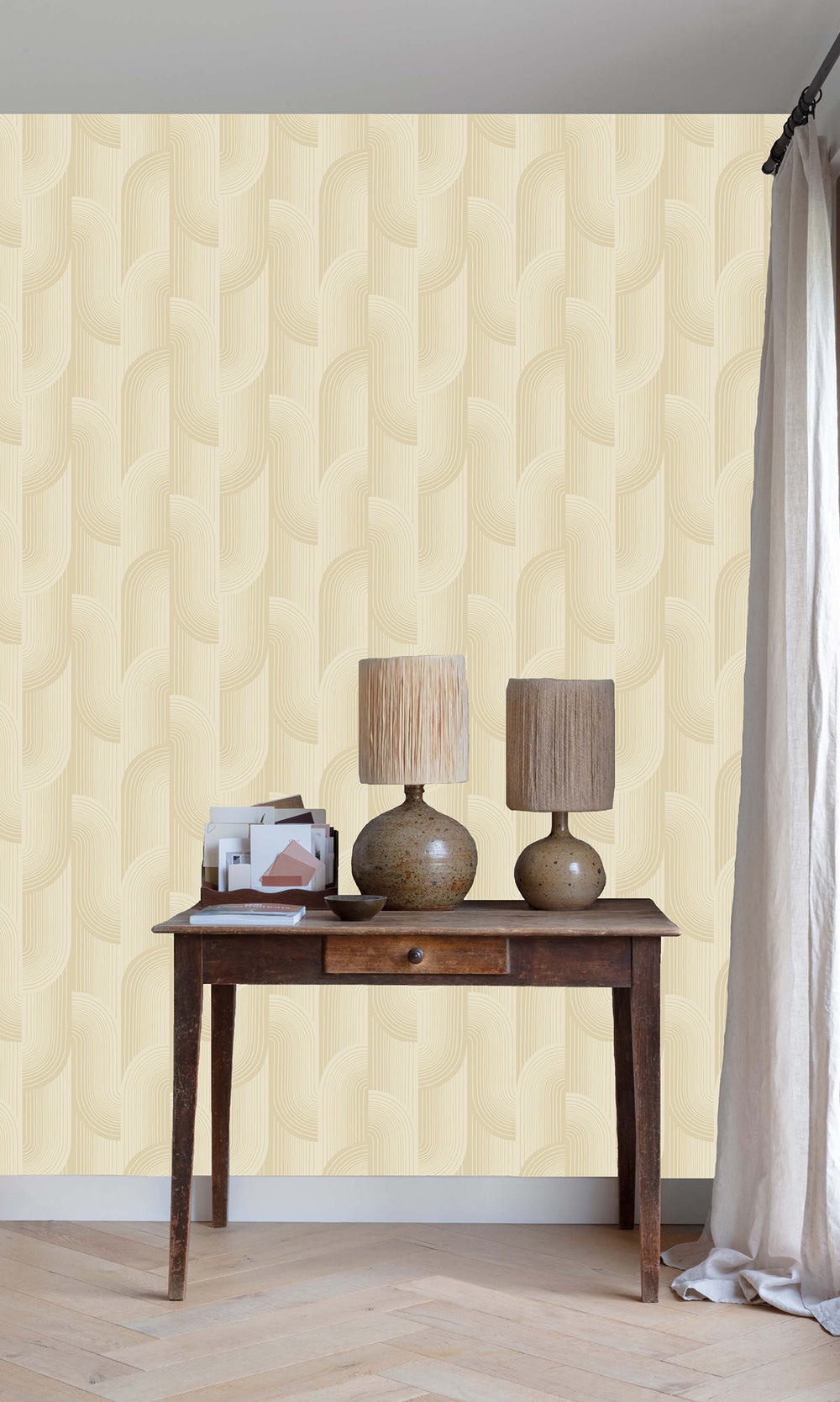 Pearl Knitted Stripe Wallpaper R9785