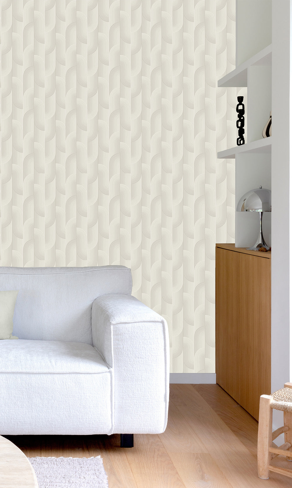 Moss Island Knitted Stripe Wallpaper R9787