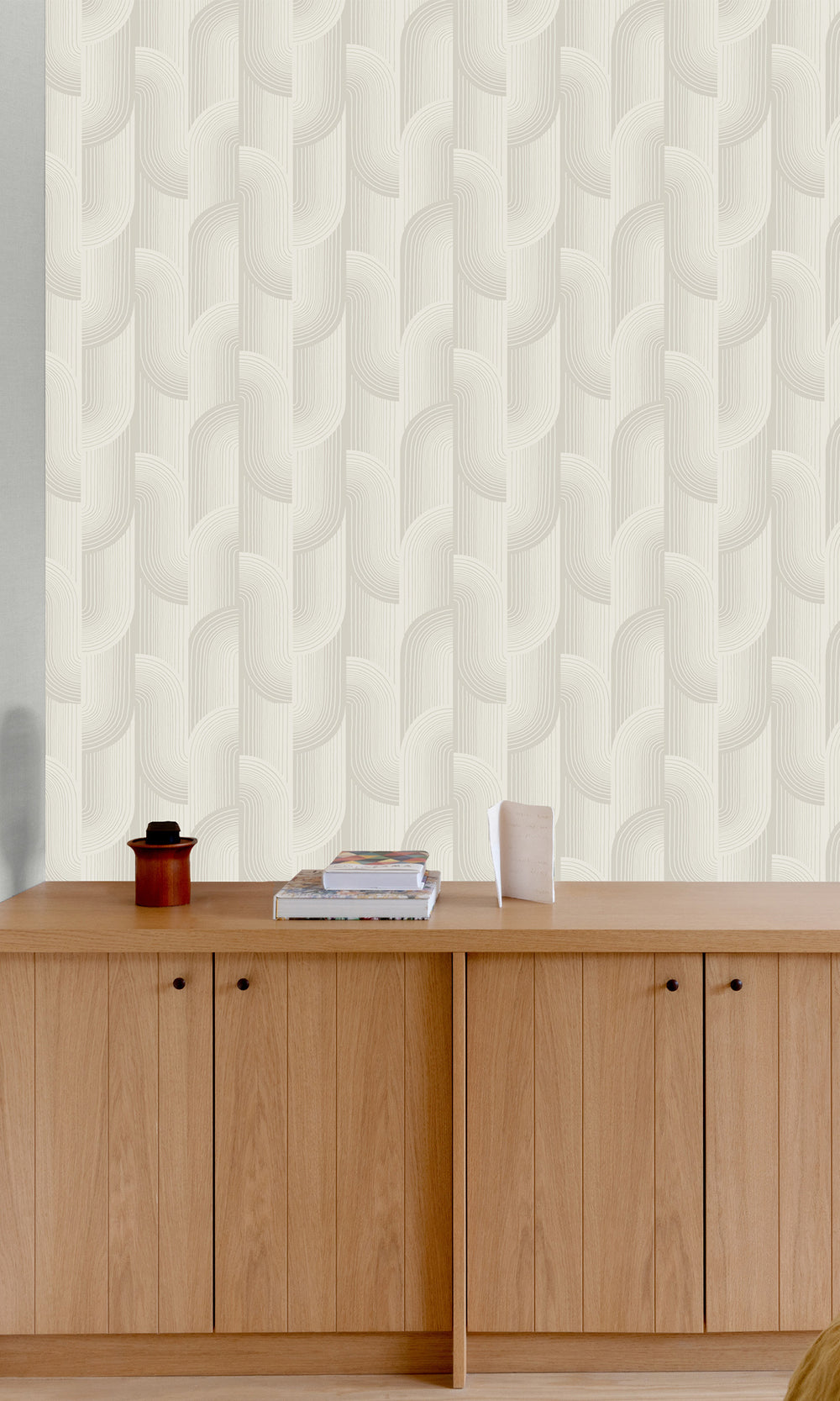 Moss Island Knitted Stripe Wallpaper R9787