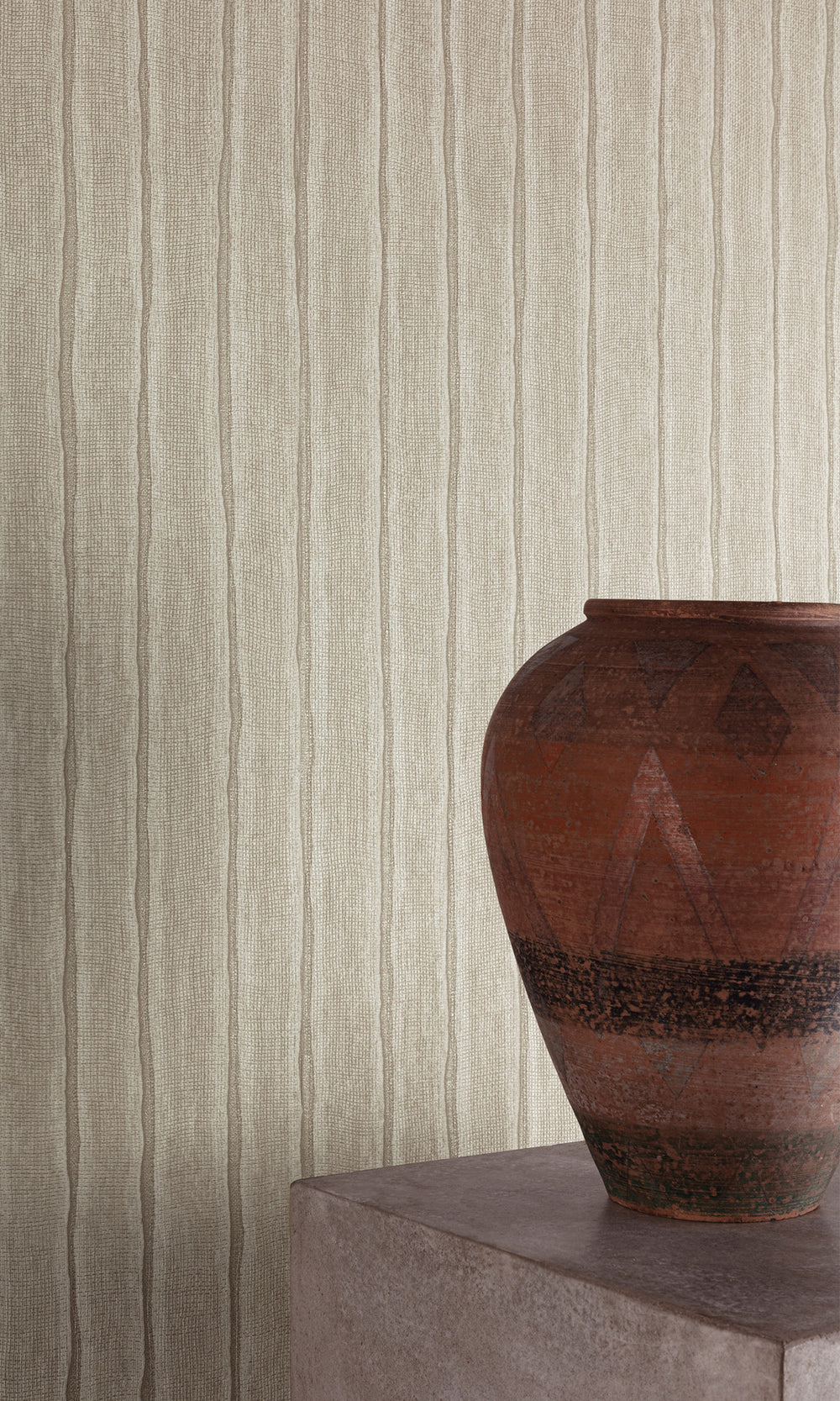 Featherstone Uneven Stripe Wallpaper R9793