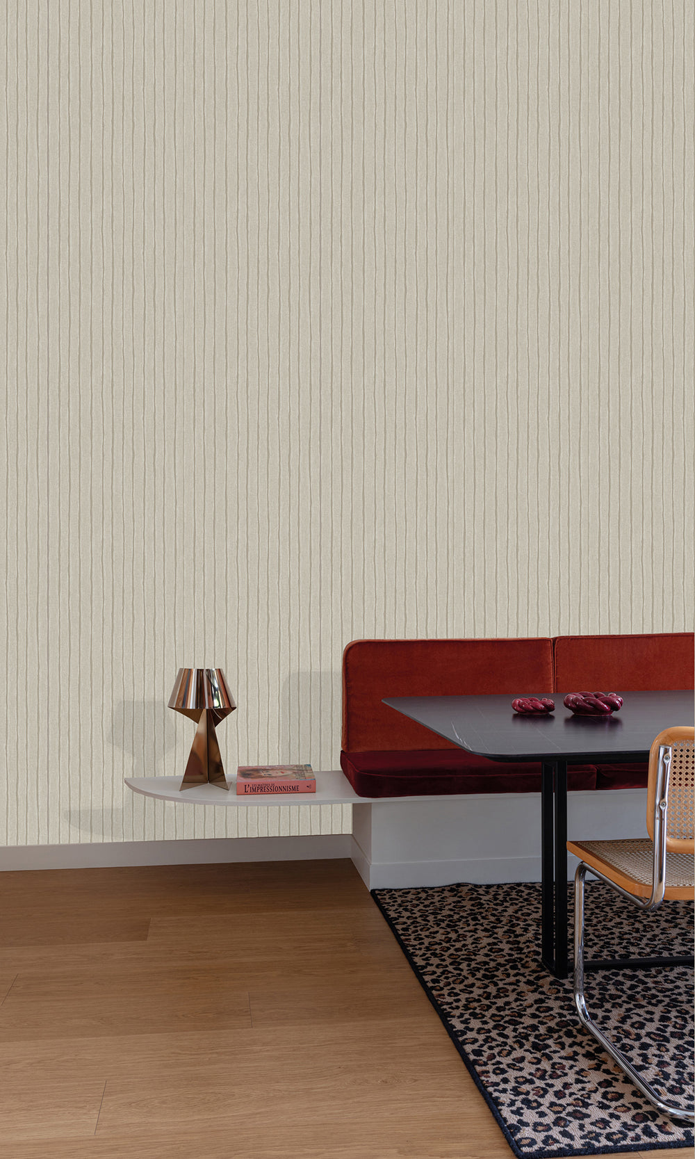 Featherstone Uneven Stripe Wallpaper R9793