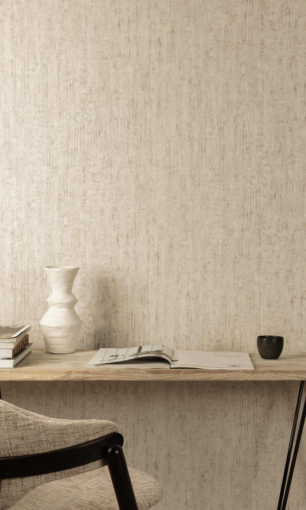 Dirty Beige Faux Paved Cement Wallpaper R9804