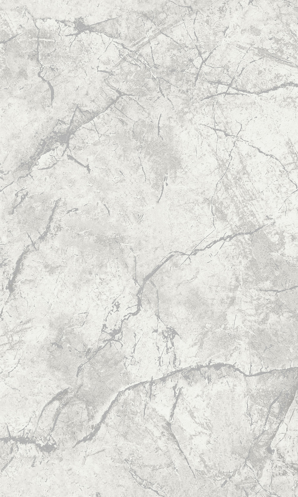 White Smoke Cracked Marble Wallpaper R9811