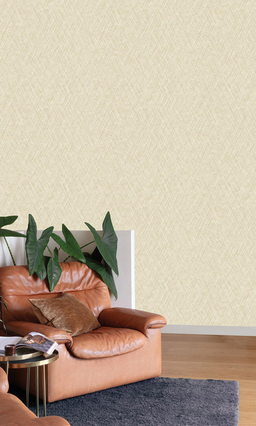Wheatfield Straw Weave Wallpaper R9815