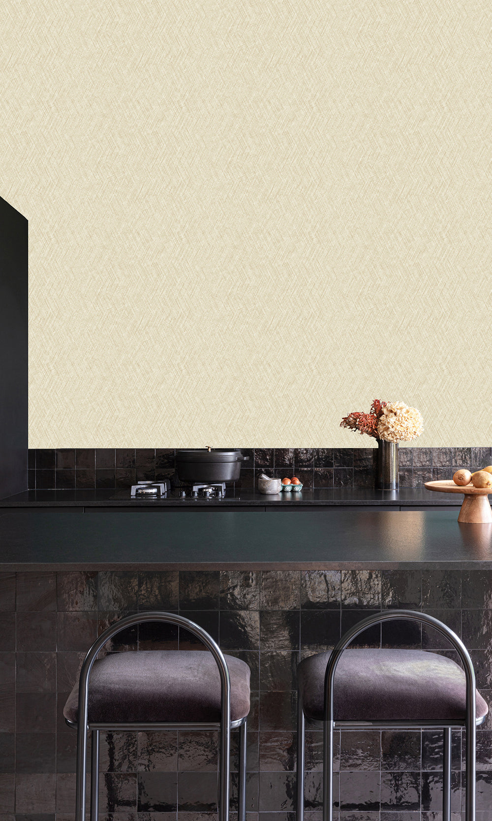 Wheatfield Straw Weave Wallpaper R9815