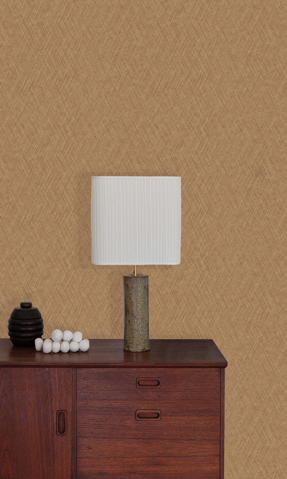 Cambridge Leather Straw Weave Wallpaper R9818