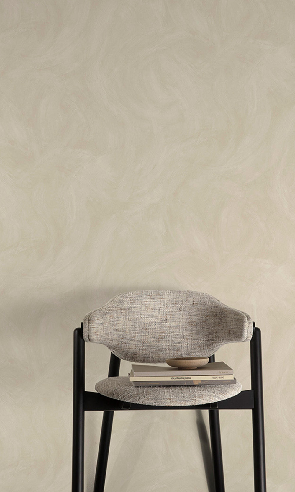 Toasted Almond Faux Concrete Wallpaper R9827