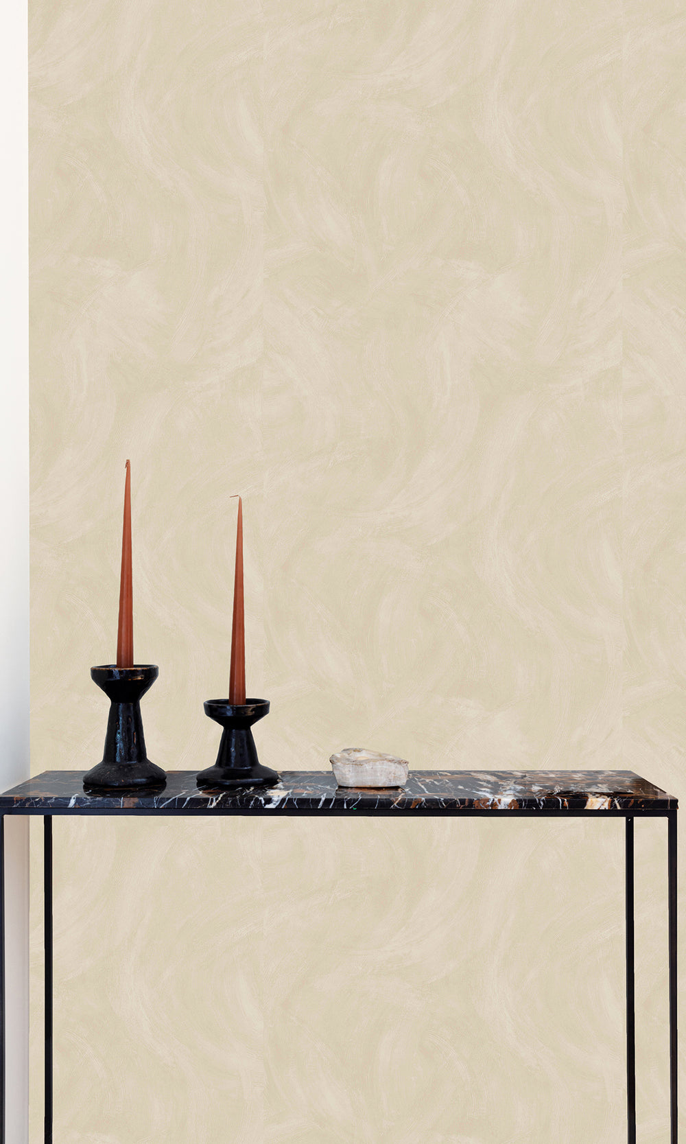 Toasted Almond Faux Concrete Wallpaper R9827