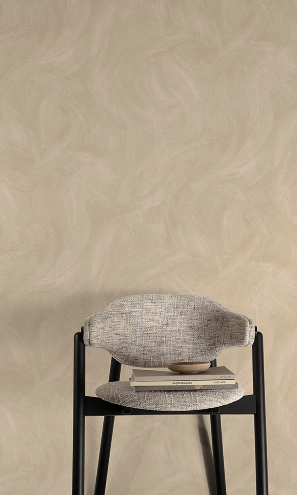 Stonish Beige Faux Concrete Wallpaper R9828