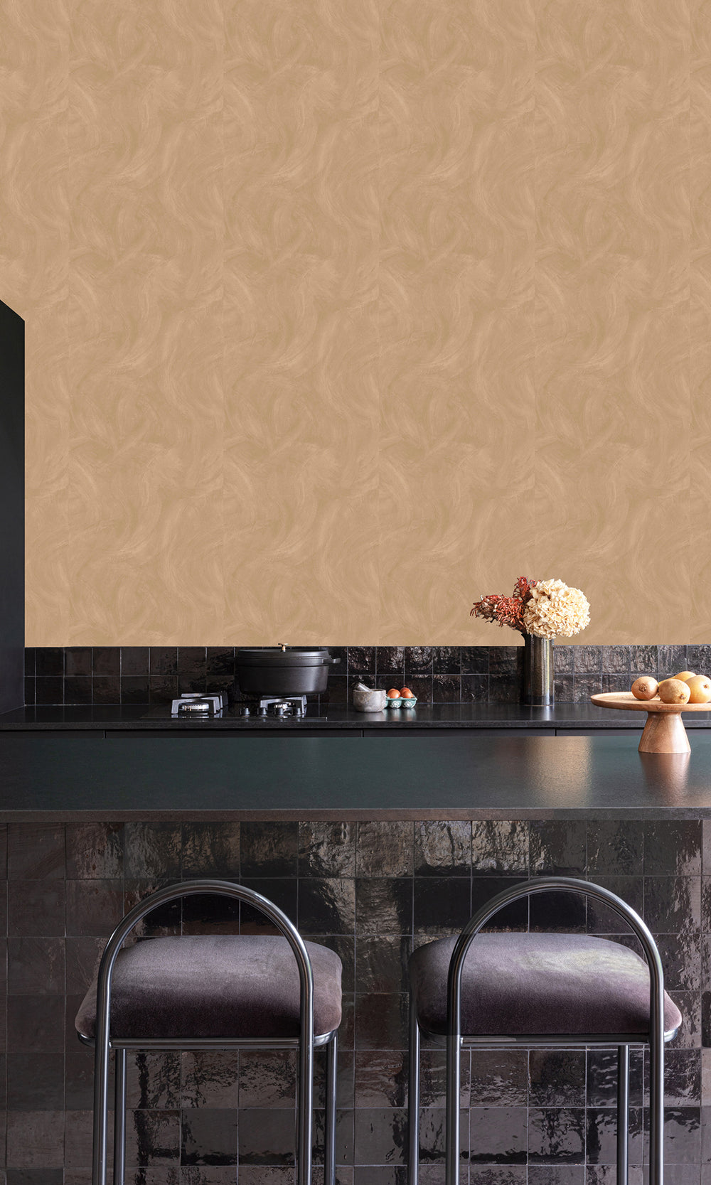 African Sand Faux Concrete Wallpaper R9829