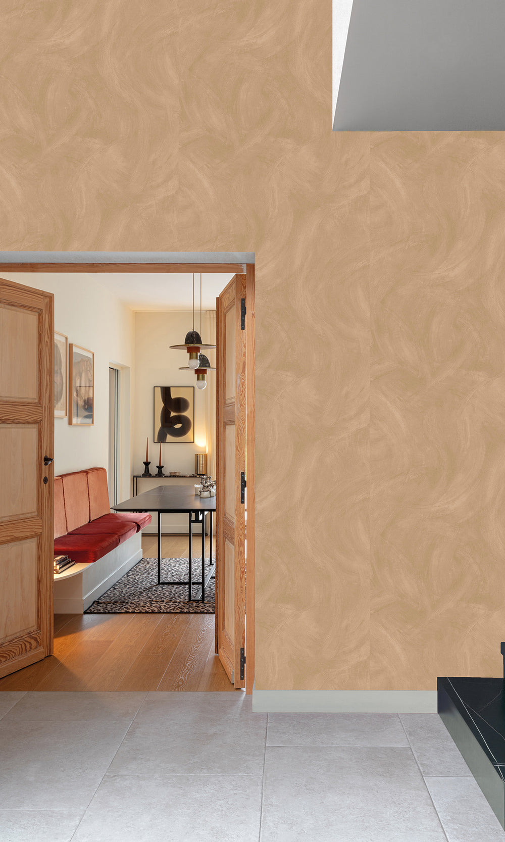 African Sand Faux Concrete Wallpaper R9829